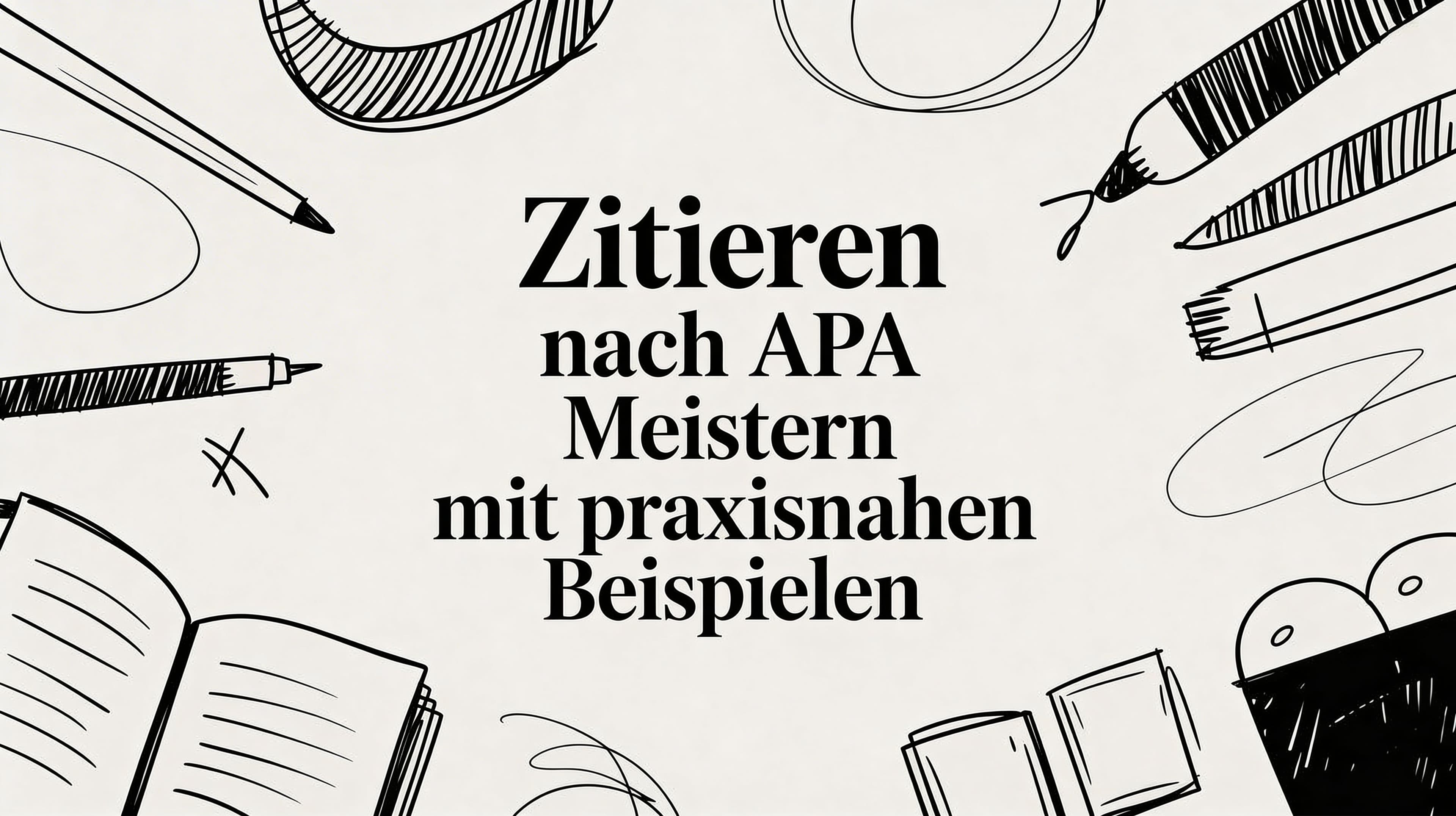 Zitieren nach APA meistern mit praxisnahen Beispielen