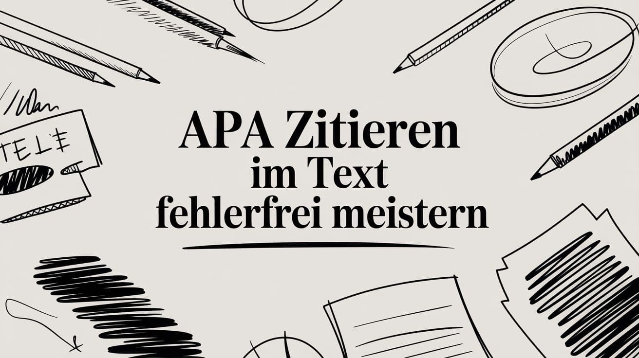 Apa zitieren im text fehlerfrei meistern