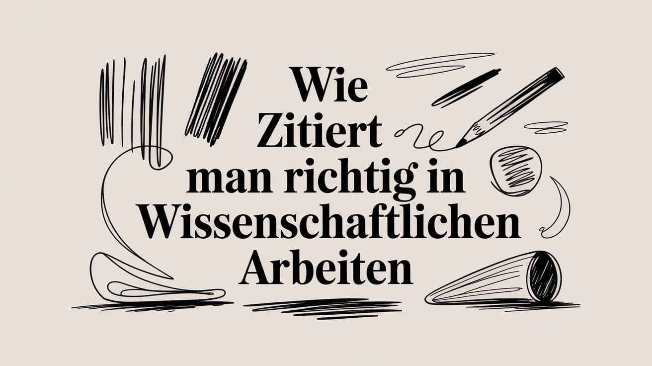 Wie zitiert man richtig in wissenschaftlichen arbeiten