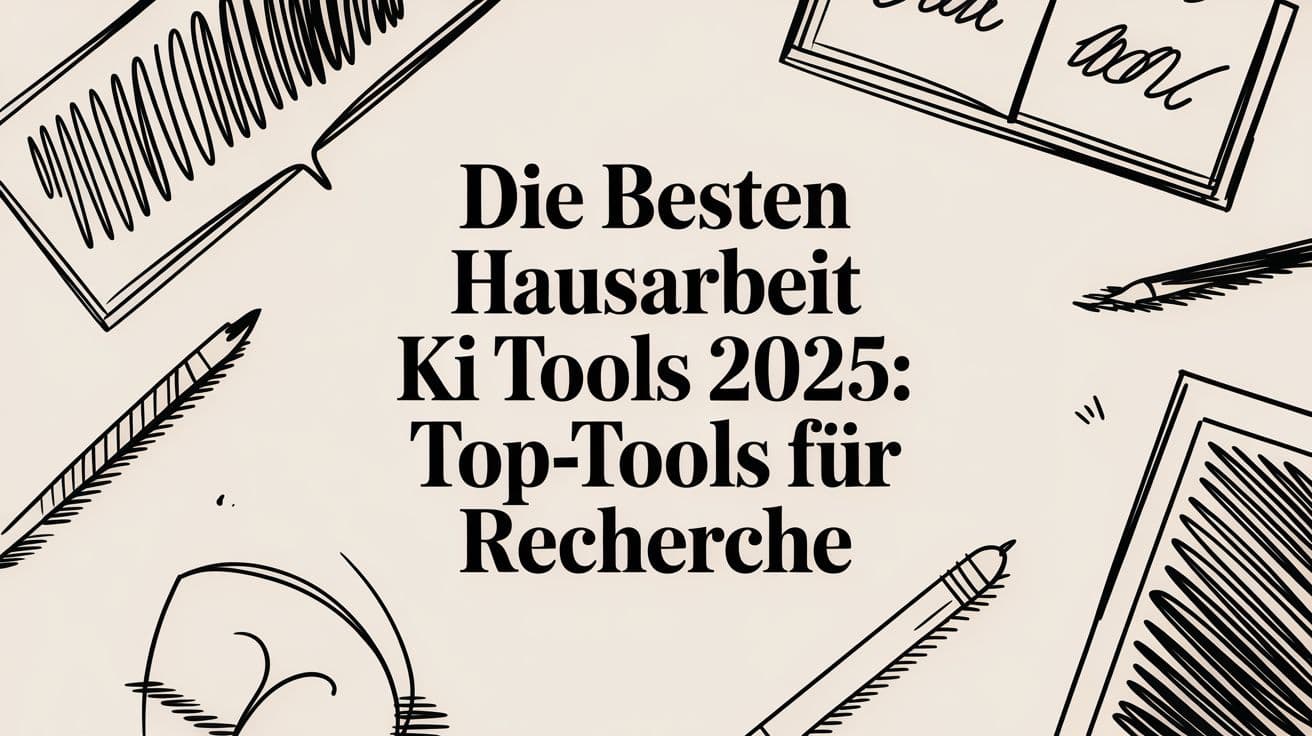 die besten hausarbeit ki tools 2025: Top-Tools für Recherche
