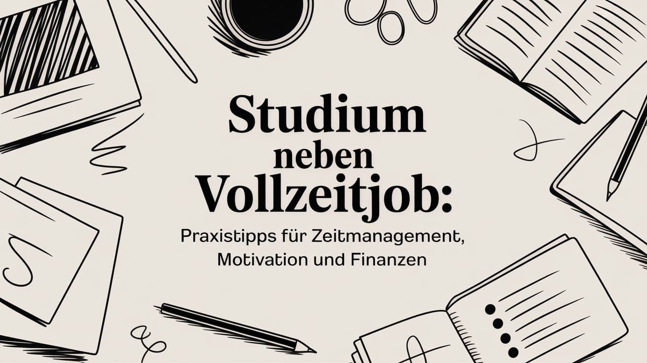 Studium neben vollzeitjob: Praxistipps für Zeitmanagement, Motivation und Finanzen