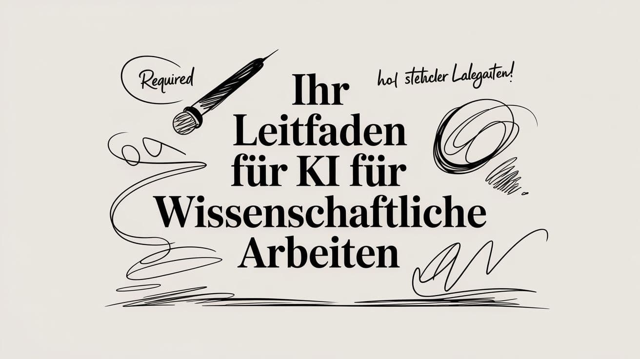 Ihr Leitfaden für KI für wissenschaftliche Arbeiten
