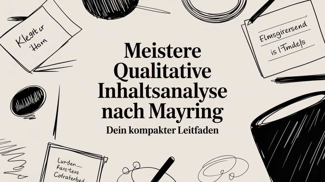 Meistere qualitative inhaltsanalyse nach mayring: Dein kompakter Leitfaden