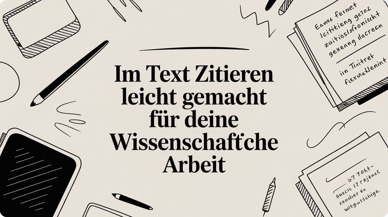 Im text zitieren leicht gemacht für deine wissenschaftliche arbeit