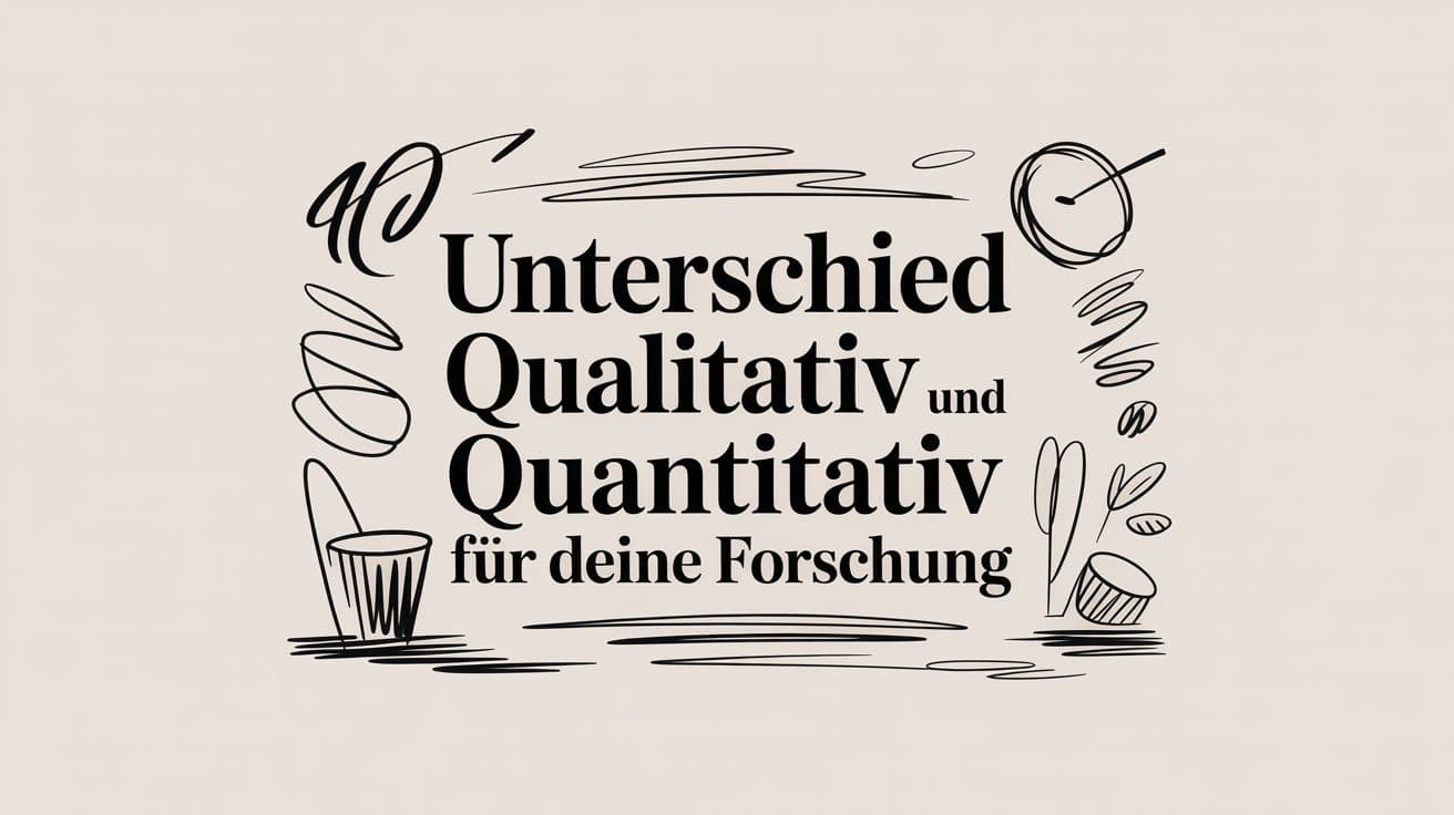 Unterschied qualitativ und quantitativ für deine forschung