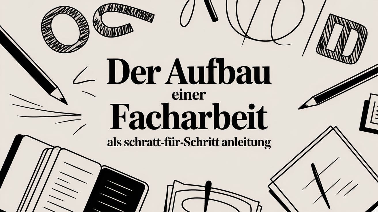 Der aufbau einer facharbeit als schritt-für-schritt anleitung
