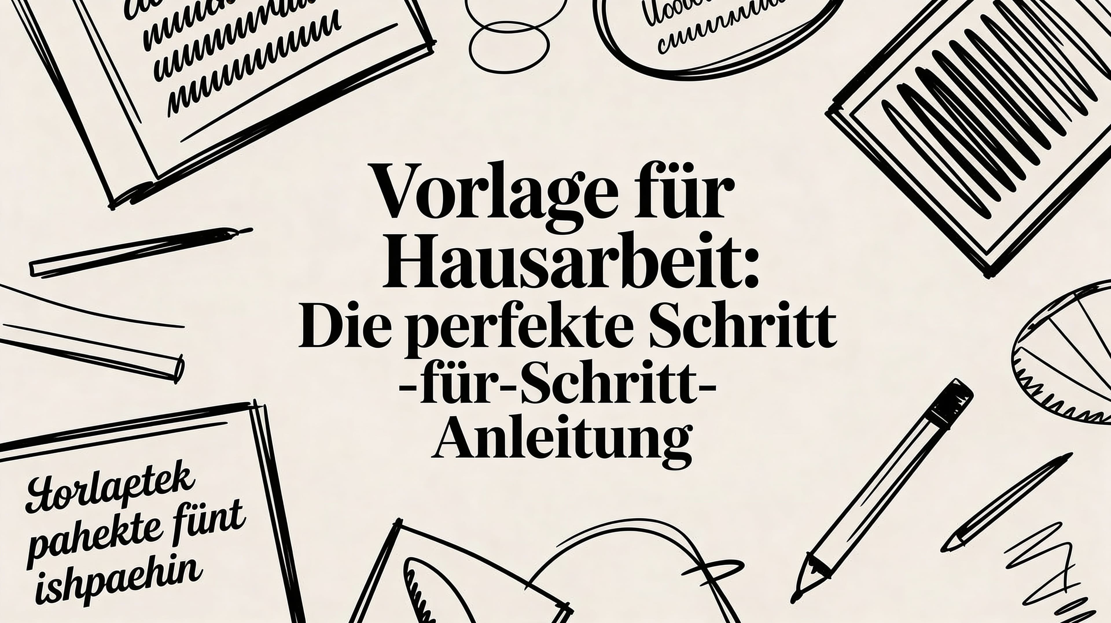 Vorlage für hausarbeit: Die perfekte Schritt-für-Schritt-Anleitung
